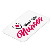 Dank u zuster | Roze Magneet (Linkerzijde)