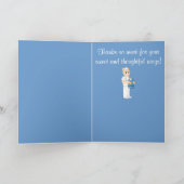 Dank u, zuster Sunshine Bedankkaart (Binnen)