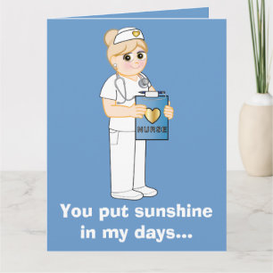 Dank u, zuster Sunshine Kaart