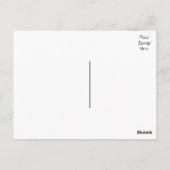 Dank u Zwart & Wit Polka Dot Pattern Briefkaart (Achterkant)