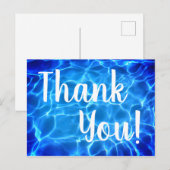 Dank U Zwembad Foto Briefkaart (Voorkant / Achterkant)