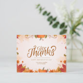 Dank Uiten Briefkaart (Staand voorkant)