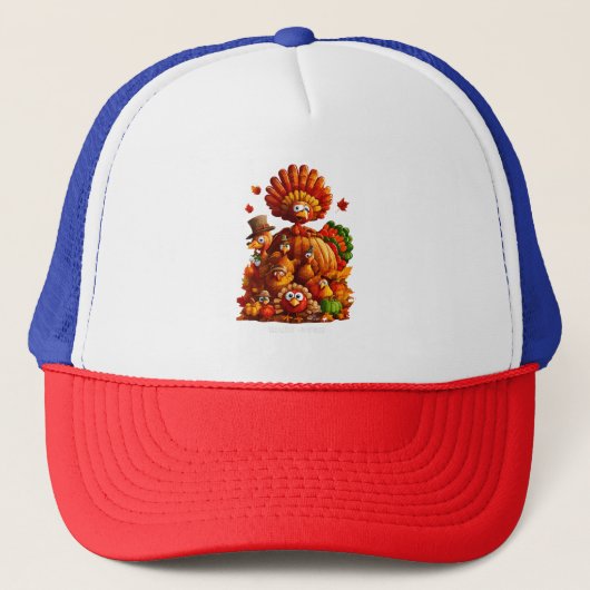 Dank Uiten en Liefde Delen Trucker Pet (Voorkant)