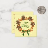 Dank Uitnodiging (Voorkant / Achterkant in situ)