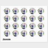 DANK UW Typography 2 Huwelijk Favoriet Stickers (Vel)