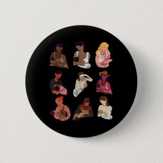 Dank Voor Borstvoeding Peer Counselor Lactatie Ronde Button 5,7 Cm