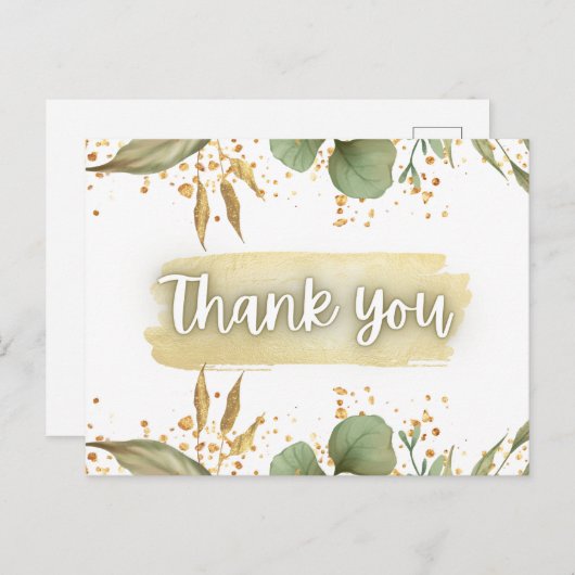 Dank voor  briefkaart (Voorkant / Achterkant)