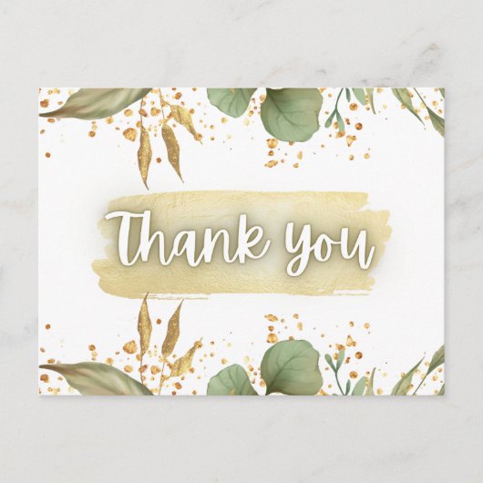 Dank voor  briefkaart (Voorkant)