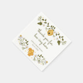 Dank voor de Bij-zijn Cocktailservetjes Servet (Hoek)