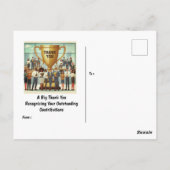 Dank voor de Dag van het Waarderen van Werknemers Briefkaart (Achterkant)