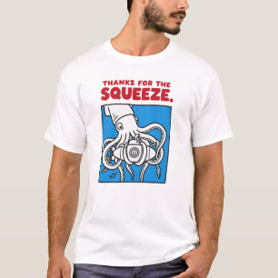 "Dank voor de knuffel Funny Squid Diepzee Illustra T-shirt