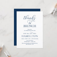 Dank voor een Brunch, Uitnodiging voor Feest na El