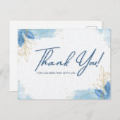 Dank voor het vieren met ons briefkaart (Voorkant / Achterkant)