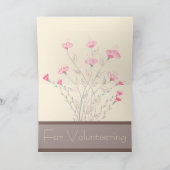 dank voor het vrijwilligerswerk bedankkaart (Binnen)