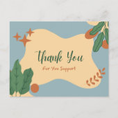 Dank voor je steun briefkaart (Voorkant)