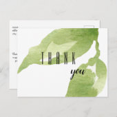 Dank voor uw aanmoedigingsgebladerte briefkaart (Voorkant / Achterkant)