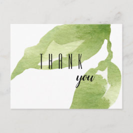 Dank voor uw aanmoedigingsgebladerte briefkaart