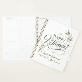 Dank Voor Uw Toewijding Gepersonaliseerde Naam Planner (Display)