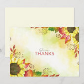 Dank Zeggen Feestdagenkaart (Voorkant / Achterkant)