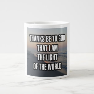 Dank Zij God Dat Ik Het Licht Van De... Mok
