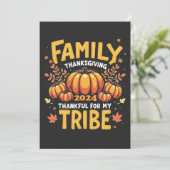 Dankbaar aan mijn stam - Familiedankdag 2024 Bedankkaart (Staand voorkant)