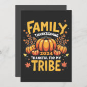 Dankbaar aan mijn stam - Familiedankdag 2024 Bedankkaart (Voorkant / Achterkant)