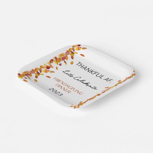Dankbaar AF Square Bord (Gebogen)