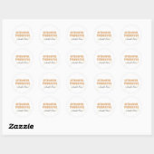 Dankbaar Audit Gratis - Grappige Accountant Ronde Sticker (Vel)