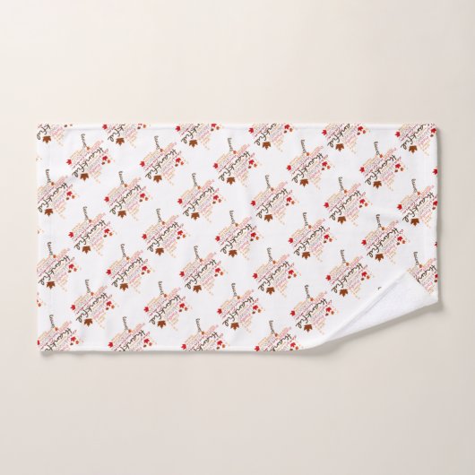 dankbaar bad handdoek (Handdoek)