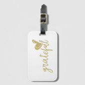 dankbaar bagagelabel (Voorkant (verticaal))