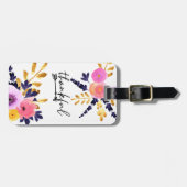 dankbaar bagagelabel (Voorkant horizontaal)