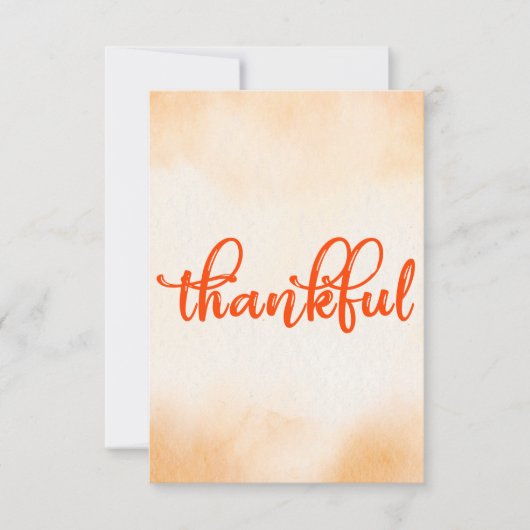 dankbaar bedankkaart (Voorkant)