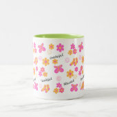 Dankbaar ben ik dankbaar dat ik gezegend leuke roz tweekleurige koffiemok (Center)