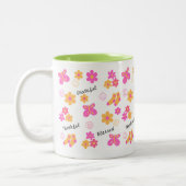 Dankbaar ben ik dankbaar dat ik gezegend leuke roz tweekleurige koffiemok (Links)