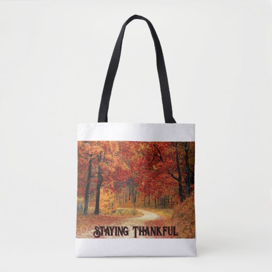 Dankbaar blijven Canvas tas (Voorkant)