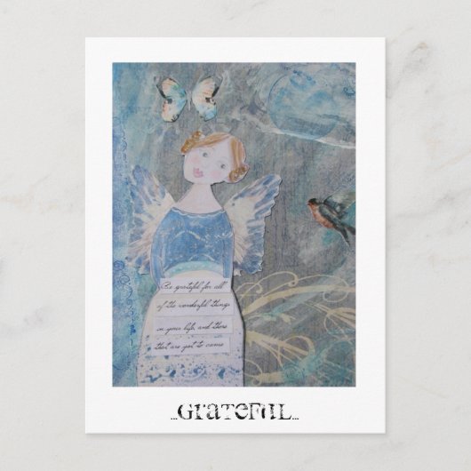 dankbaar briefkaart (Voorkant)