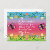 dankbaar briefkaart (Voorkant / Achterkant)