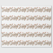 dankbaar cadeaupapier (Vlak)