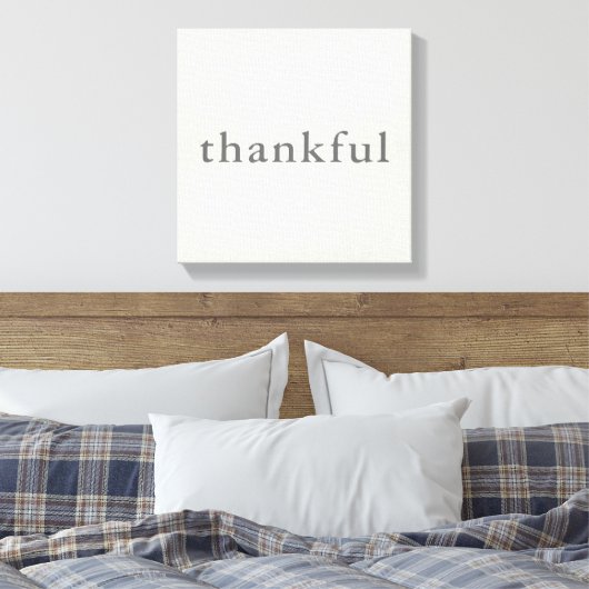 dankbaar canvas afdruk (Insitu (Slaapkamer))