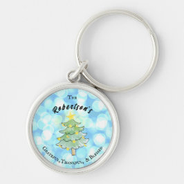 Dankbaar, dankbaar en gezegend gepersonaliseerd sleutelhanger