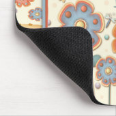 Dankbaar dankbaar gezegend bloemig libel plezier muismat (Hoek)