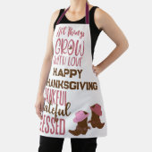 Dankbaar, dankbaar, gezegend, gelukkig Thanksgivin Schort (Insitu)