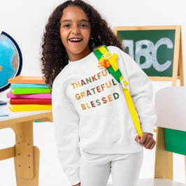 Dankbaar Dankbaar Gezegend – Meisjes Herfst met la