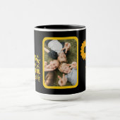 dankbaar, dankbaar, gezegende foto mok (Midden)