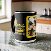 dankbaar, dankbaar, gezegende foto mok
