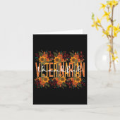 Dankbaar Dierenarts Thanksgiving Veterina Kaart (Gele Bloem)