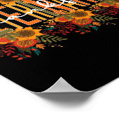 Dankbaar Dierenarts Thanksgiving Veterina Poster (Hoek)