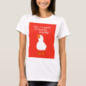 dankbaar eend T-Shirt (Voorkant)