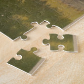 Dankbaar en dankbaar | meisje met pompoen legpuzzel (Zijkant)
