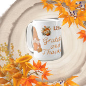 Dankbaar en Dankbaar Naam Monogram | Koffiemok